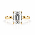 Emerald Lab-Grown Diamond Ring
