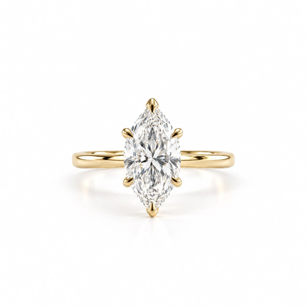 Marquise Lab-Grown Diamond Ring