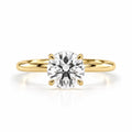 Round Lab-Grown Diamond Ring